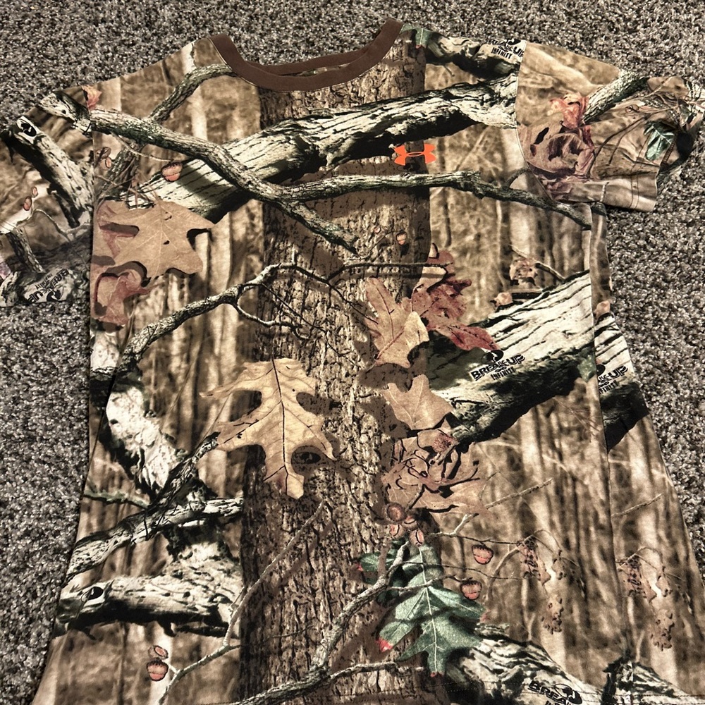 Under Armour Woodland Camouflage Tee